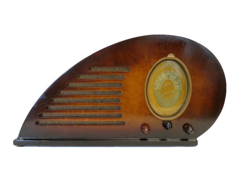 1937 Climax Ruby Teardrop Climax Ruby Teardrop- radioexperto.com