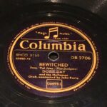 disco pizarra gramofono “Bewitched” (Embrujada)