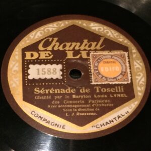 “Serenade" de Toselli - disco pizarra gramofono disco pizarra gramofono “Serenade" de Toselli - radioexperto.com
