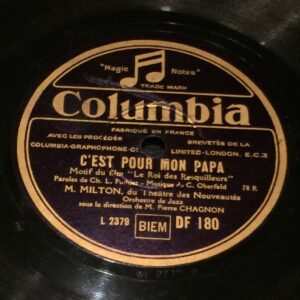 “C’est vous oui M’Aimez” - Disco Pizarra Gramófono Disco Pizarra Gramófono “C’est vous oui M’Aimez” - radioexperto.com