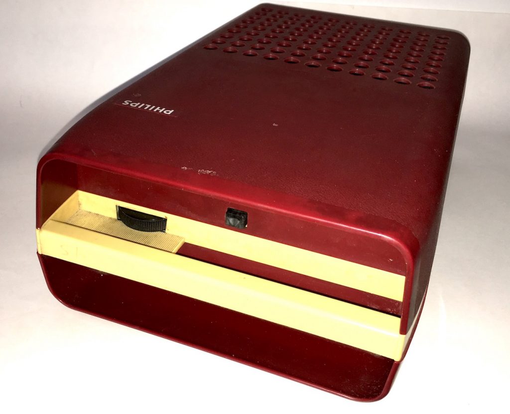 PHILIPS 22GF113 VALISE gramophone tourne disque vintage jaune orangé à