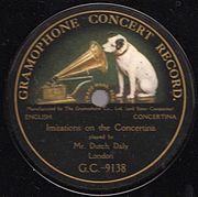 logo Gramophone Company - His Master's Voice en 1910