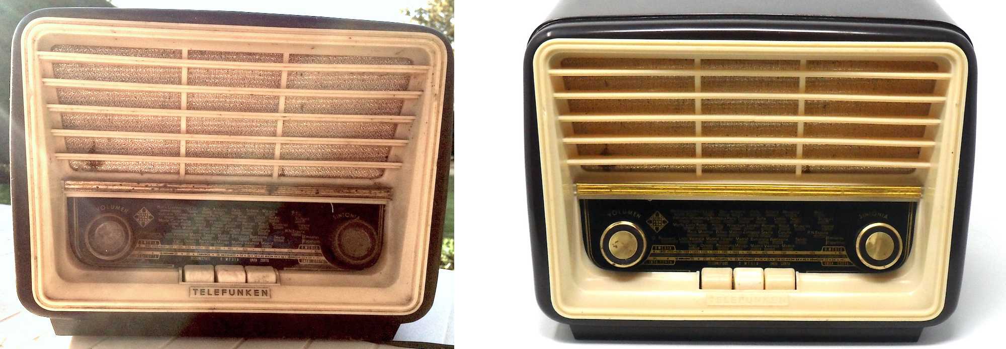 reparación radio Telefunken Panchito 58