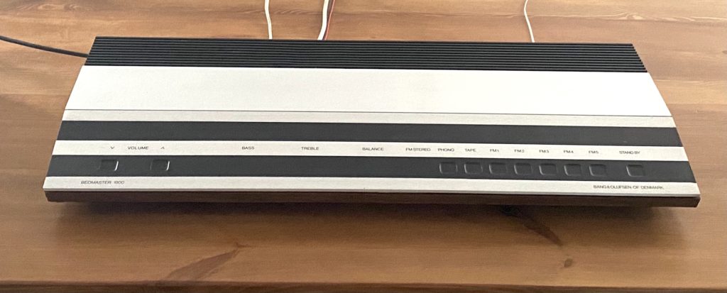Beomaster 1900 - Bang&Olufsen. Diseño revolucionario europeo