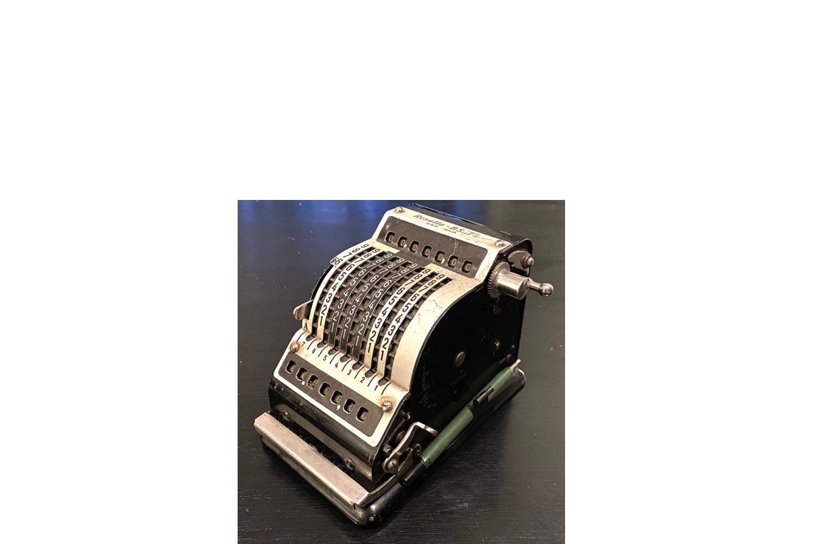 Calculatrice style machine à écrire grand écran LCD facile à lire avec