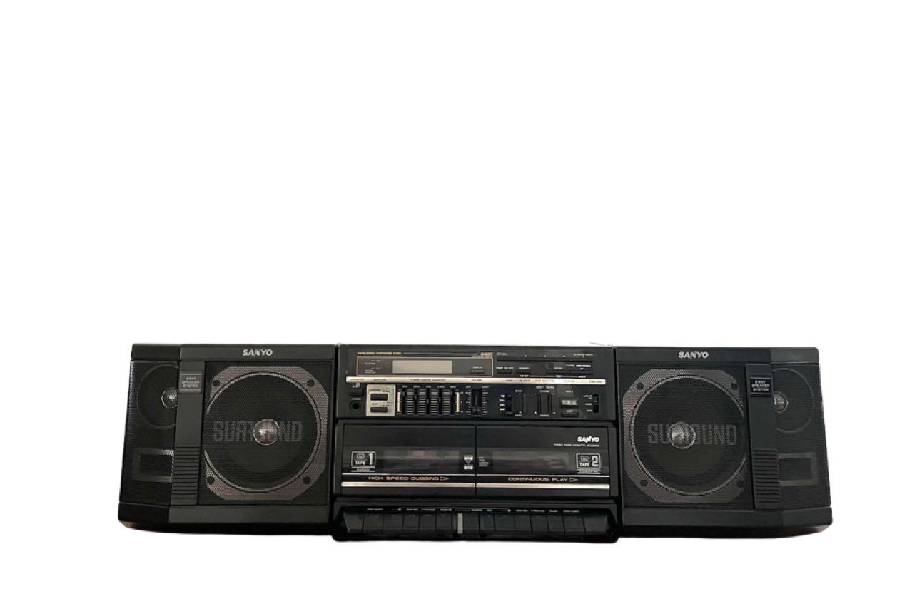 Radiocassette Sanyo M804SR años 80 
