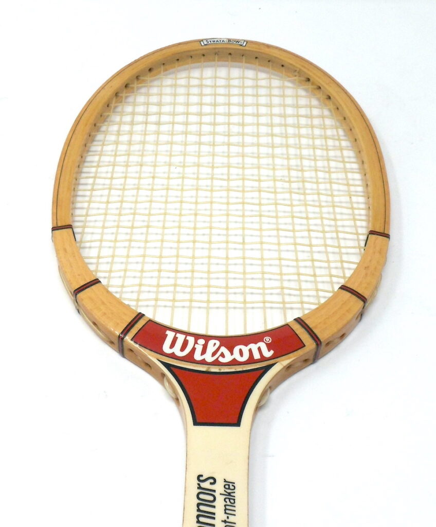 Raquette Tennis Bois Vintage Wilson – Jimmy Connors Pro Champ – Grip 4 1/2″