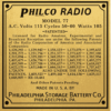 radio Philco 77 Lowboy
