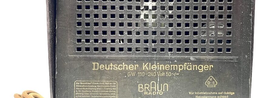 Braun DKE 38 - Deutschen Kleinempfängers Braun DKE 38 - Deutschen Kleinempfängers