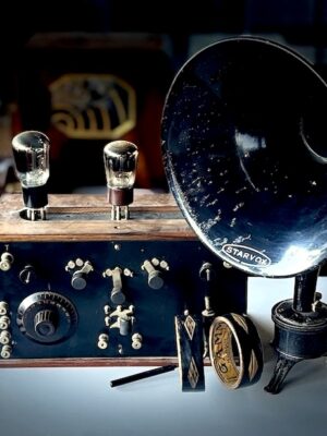 Radio Gacon 3 lamparas, año 1923