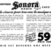 Radio de valvulas Sonora R34 de 1933