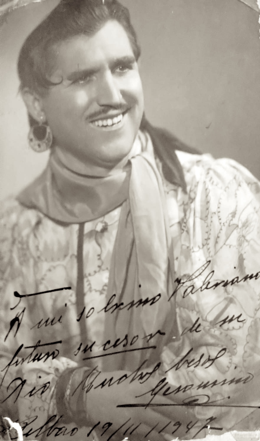 El Tenor Jeronimo Meseguer y su radio viajera