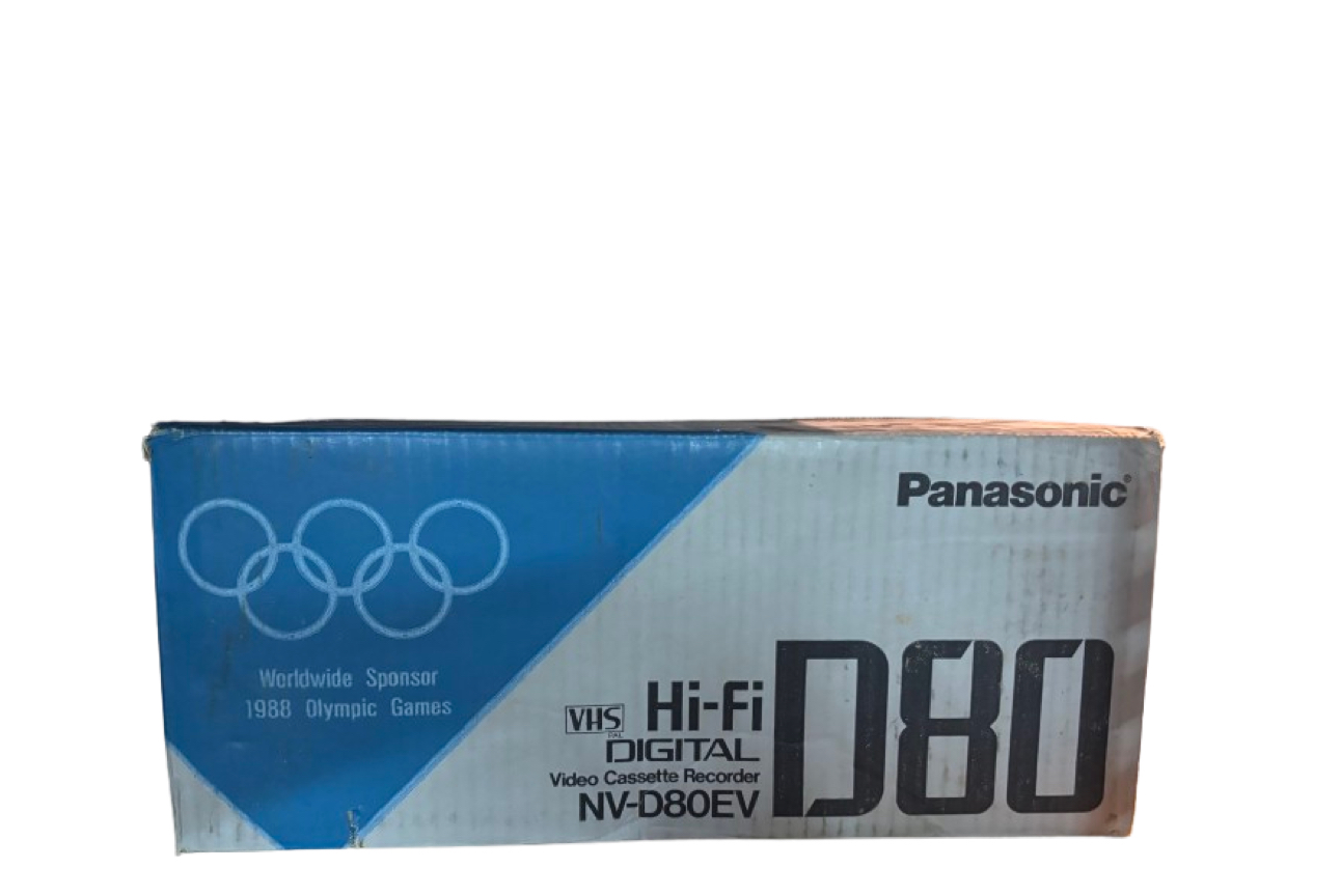 8 – Panasonic NV-D80EV. ¡Video reproductor VHS alta gama nuevo! + 2 películas