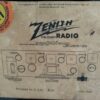 Radio de válvulas Zenith Y513