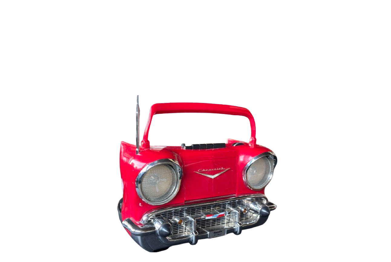 9 – Radio Randix con el Chevrolet Bel Air de 1957: el coche más bonito de América